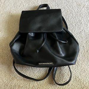 Victoria’s Secret black backpack